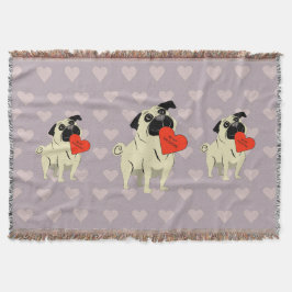 Pug is mijn Valentijn Deken