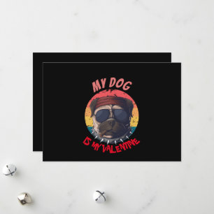 PUG IS MIJN VALENTIJN FEESTDAGENKAART