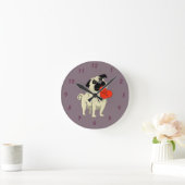 Pug is mijn Valentijn Ronde Klok (Huis)