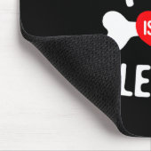 Pug Is My Valentine Pug Dog  Muismat (Hoek)