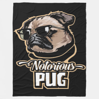 Pug-items pug-cadeautjes pug-mandje fleece deken
