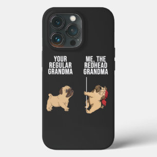 Pug je reguliere grootmoeder me de redhead grootmo Case-Mate iPhone case