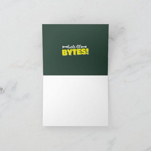 Pug Joke - Kruis een stekker aan met een computer Kaart (Binnen)