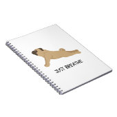 Pug Journal: Adem gewoon Notitieboek (Rechterzijde)