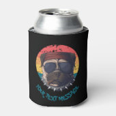 Pug Jouw tekst Berichten Blikjeskoeler (Blikje Voorkant)