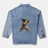 Pug Karate School Denim Jacket (Achterkant)