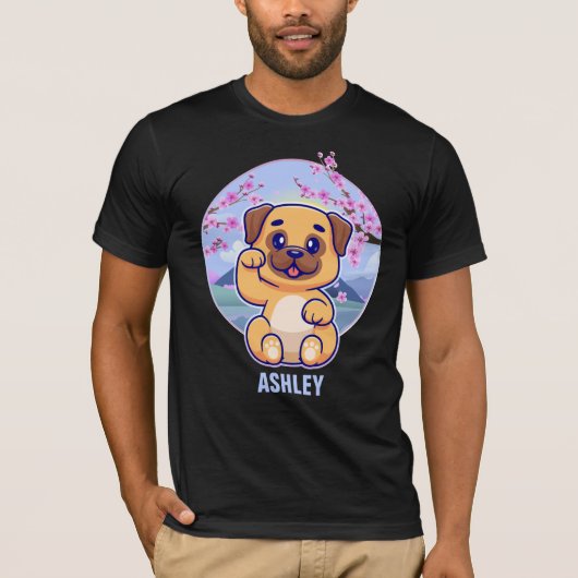 Pug Kawaii Cute Cadeau Hond Shirt Trui (Voorkant)