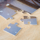 Pug Kerst Feestelijke Periode Legpuzzel (Zijkant)