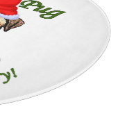 Pug kerst Merry Snijplank (Hoek)