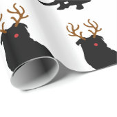 Pug-kerstinpakpapier Cadeaupapier (Rol Hoek)