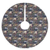 Pug Kerstmis Feestelijk Seizoen Kerstboom Rok (Voorkant)