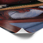 Pug Kerstmis Feestelijk Seizoen Perfect Poster (Hoek)