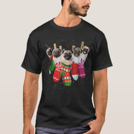 Pug kerstsokken voor T-shirts