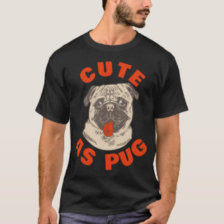 PUG kijk hier! T-shirt