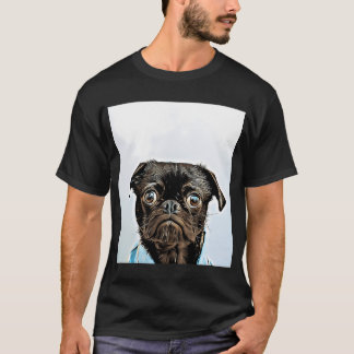 Pug Kijkt Naar Zijn Maaltijd T-shirt
