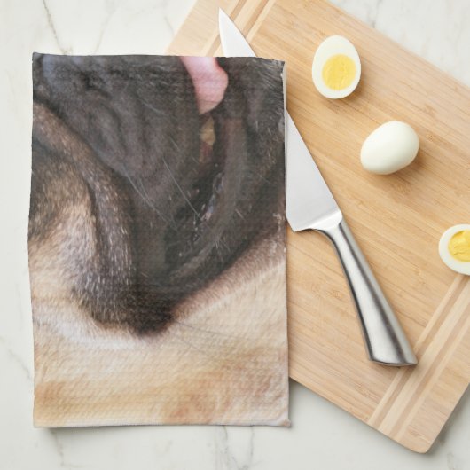 Pug Kitchen Towel Theedoek (Quarter Fold)