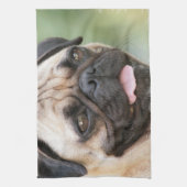 Pug Kitchen Towel Theedoek (Verticaal)