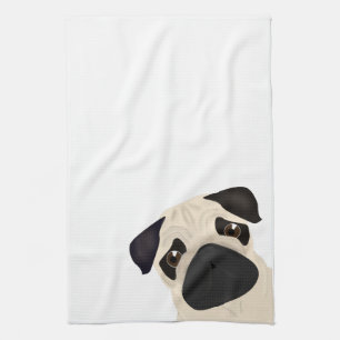 Pug Kitchen Towel Theedoek