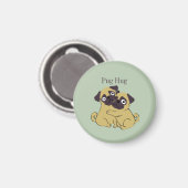 Pug knuffel magneet (Voorkant / Achterkant)