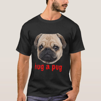 Pug knuffel t-shirt