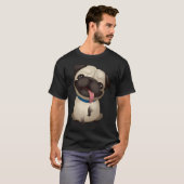 Pug Knuffel T-shirt (Voorkant volledig)