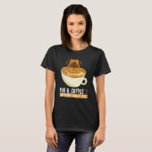 Pug koffiekop t-shirt (Voorkant volledig)