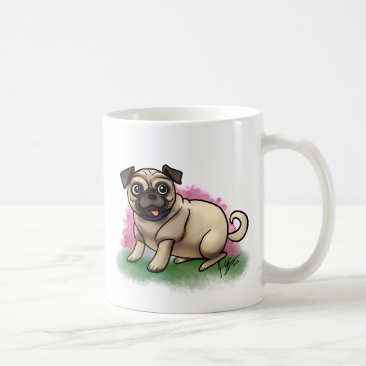 Pug Koffiemok (Rechts)