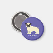 Pug Kracht Magneet (Voorkant / Achterkant)