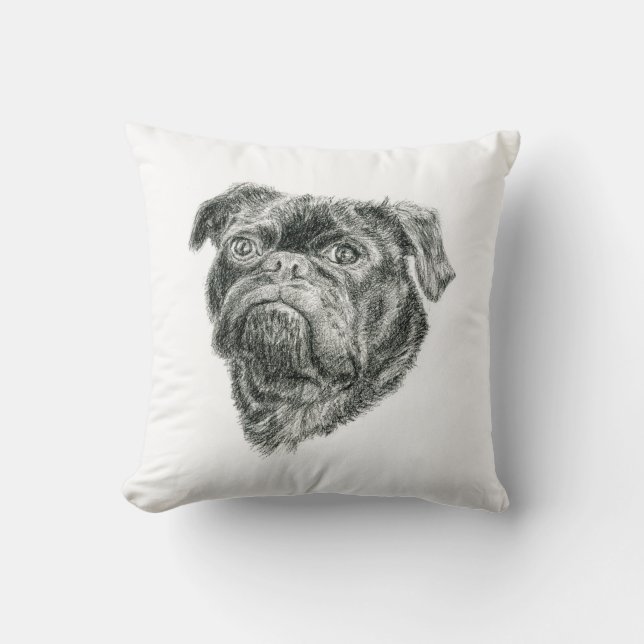 Pug Kussen (Voorkant)
