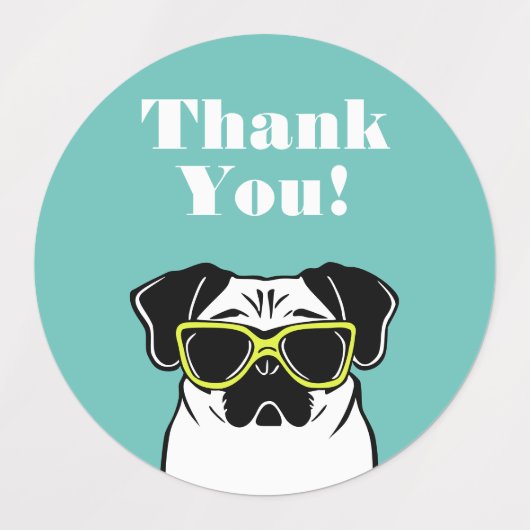 Pug Labels (Design 2)
