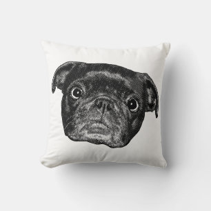 Pug Lach Dot Kussen