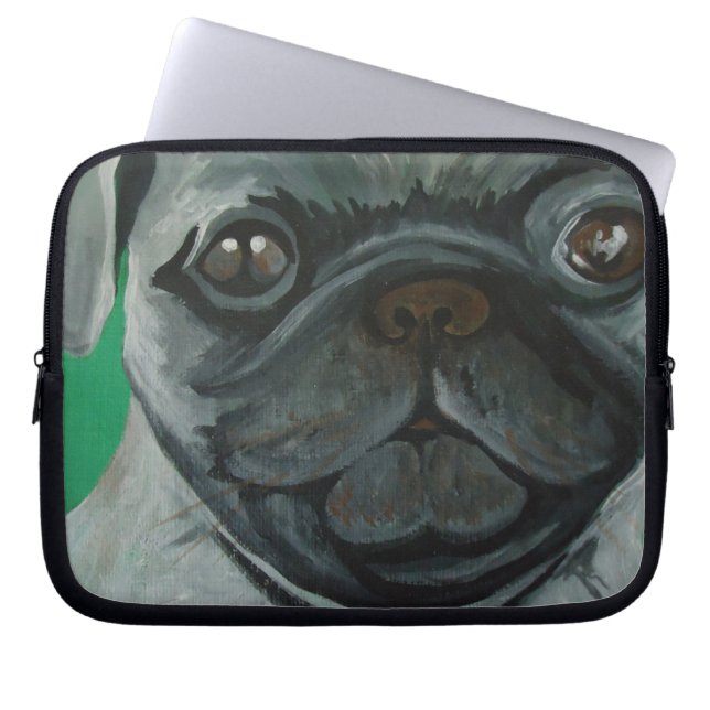 Pug Laptop Sleeve (Voorkant)