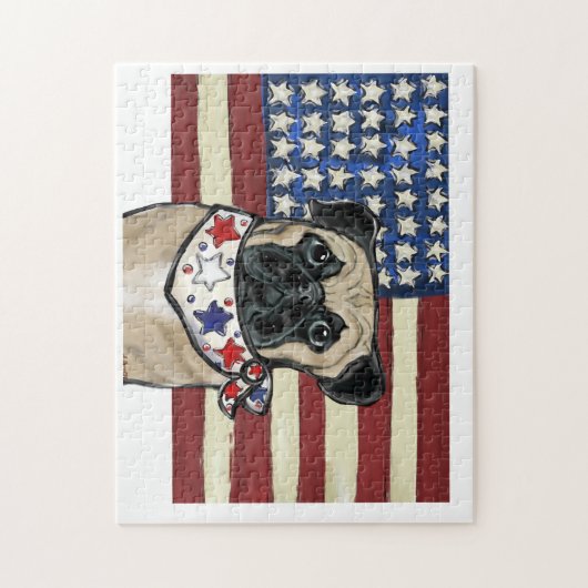 Pug Legpuzzel (Verticaal)