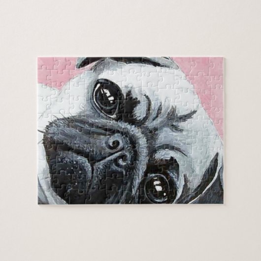 Pug Legpuzzel (Horizontaal)