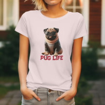 Pug Leven Cute Hond Design voor Pug Liefhebbers!