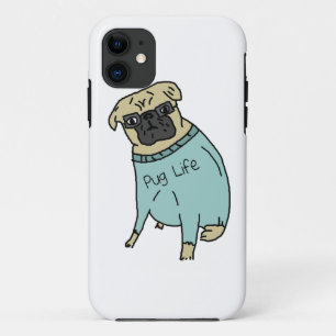 Pug Leven - Grappige Hond In Een Trui iPhone 11 Hoesje