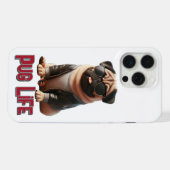 Pug Leven Hoesje iPhone Hoesje (Achterkant horizontaal)