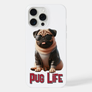 Pug Leven Hoesje iPhone 15 Pro Max Case