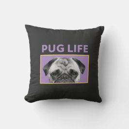 Pug Leven Kussen