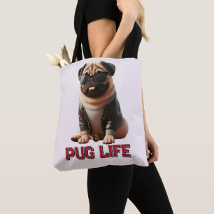 Pug Leven Mooie Pug Hond Tote Bag