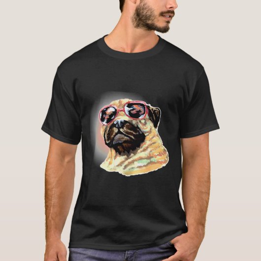 Pug Leven Premium Schep 755 T-shirt (Voorkant)