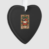 Pug Leven Retro Volkskunst Hond Ornament (voorkant)