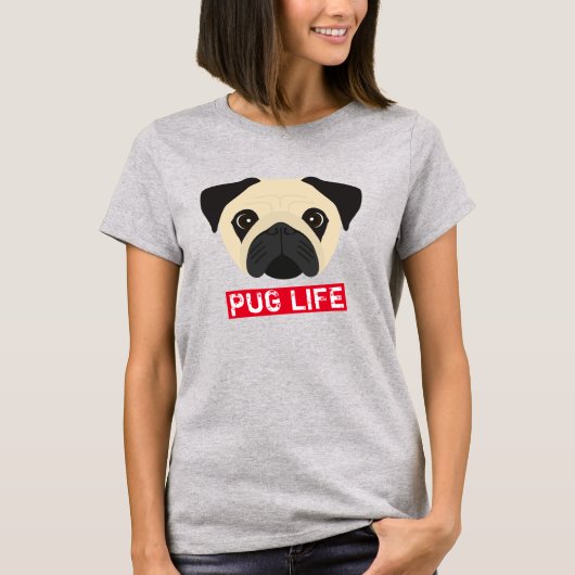 Pug Leven T-shirt (Voorkant)
