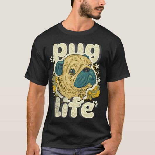 Pug Leven T-shirt (Voorkant)