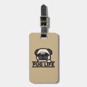 PUG LEVEN – voor hardcore Pug-fans Bagagelabel (Voorkant verticaal)