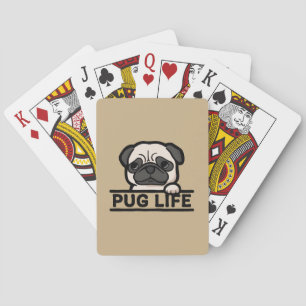 PUG LEVEN – voor hardcore Pug-fans Pokerkaarten