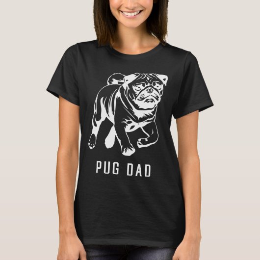 Pug Liefde T-shirt (Voorkant)