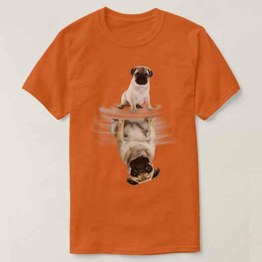 Pug-liefde T-shirt (Design voorkant)