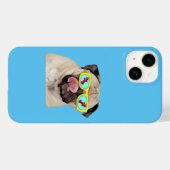 Pug liefhebbende brandkraan Case-Mate iPhone case (Achterkant (horizontaal))