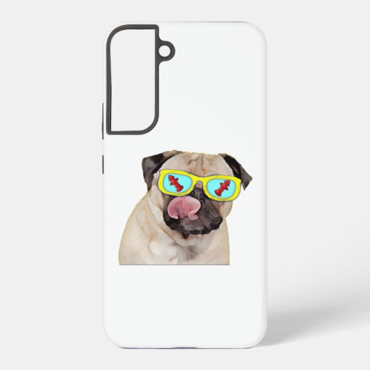 Pug liefhebbende brandkraan samsung galaxy hoesje (Achterkant)